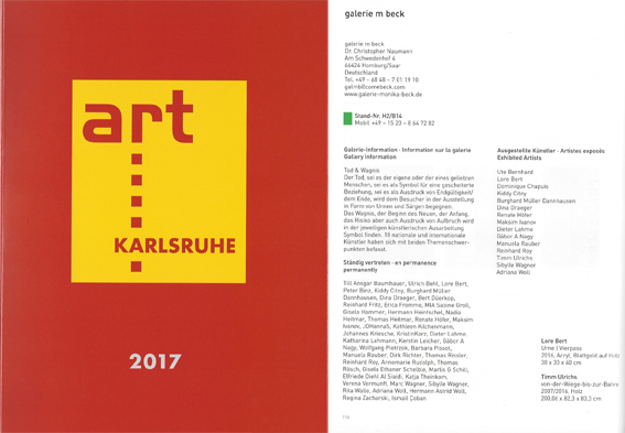 Catalogo Art Karlsruhe 2017